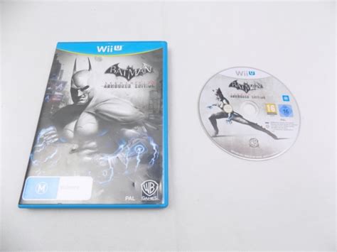 Mint Disc Nintendo Wii U Batman Arkham City Armoured Edition No