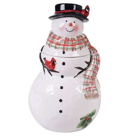 Certified International Watercolor Snowman Multi Colored 11 In 3 D