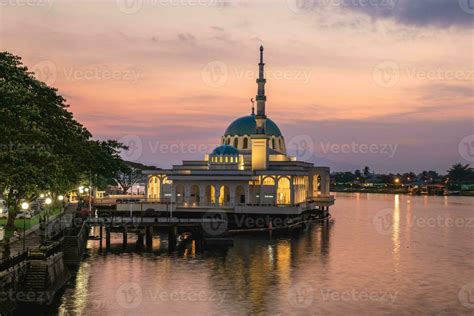 Masjid India Floating Mosque Located In Kuching City Sarawak East