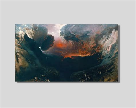 John Martin the Great Day of His Wrath Canvas Wall Art, John Martin ...