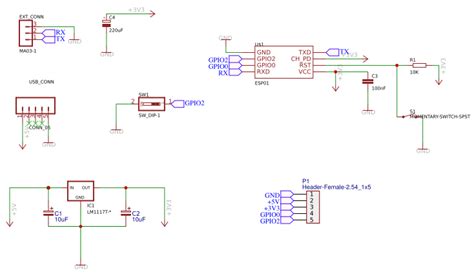 esp-01__v1.01 schematic Resources - EasyEDA