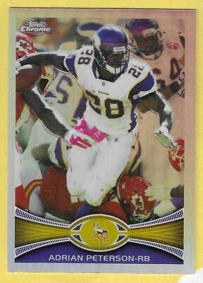 Topps Chrome Adrian Peterson Vikings Refractor Ebay