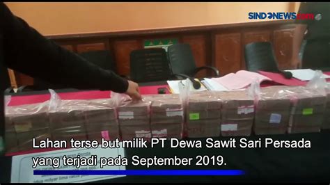 Kejari Tanjung Jabung Timur Setorkan Uang Denda Pembakaran Lahan Rp2 5