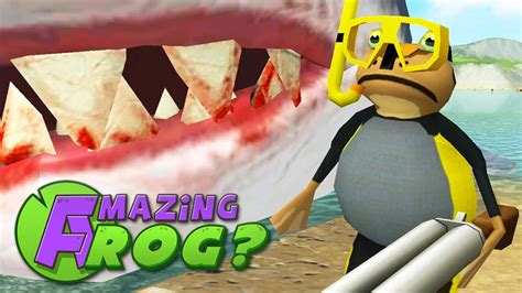 Amazing Frog Can I Kill The Giant Shark Pc Gameplay Part 20 Youtube