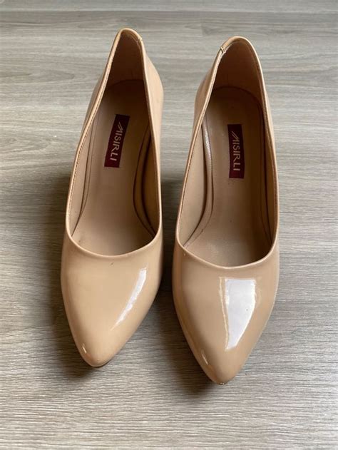 Highheels nude beige glänzend Grösse Kaufen auf Ricardo