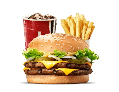 King Whopper Hamburger Food Big Cheeseburger Fast Transparent HQ PNG