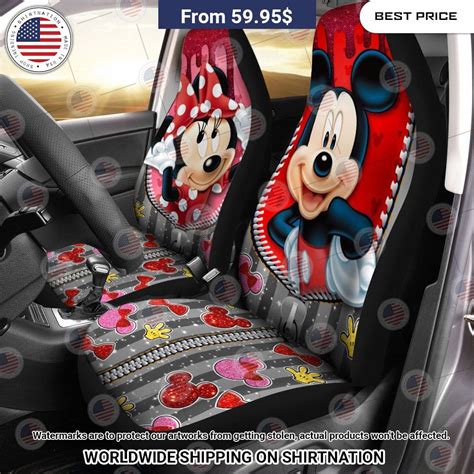 Mickey Mouse Minnie Mouse Car Seat Cover • Shirtnation - Shop trending ...