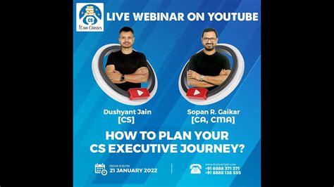 Live Webinar On How To Start Your Cs Executive Journey L Cs Dushyant