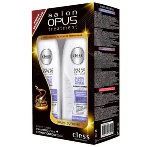 Kit Salon Opus SH COND Blond Expert Violet 250ml Super Primavera