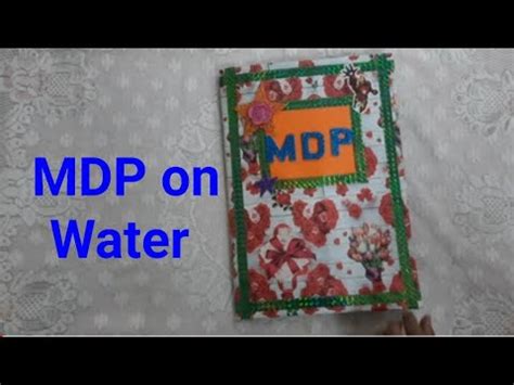 Mdp On Water For Class Rd English Hindi Maths Evs Youtube