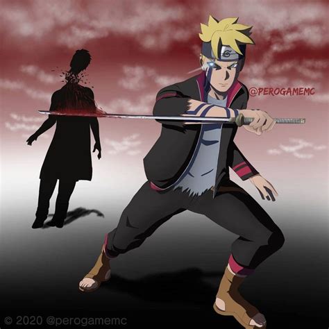 Pin Em Boruto Uzmaki Karma Seal Jogan