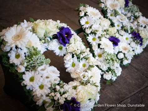 Grouped Dad Funeral Tribute Cottage Garden Flower Shop Dunstable