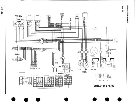 Understanding The Wiring Diagram For The 2000 Honda Rancher 350