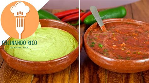 Deliciosas Salsas Mexicanas Para Taquizas Youtube