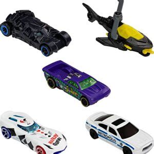 Hot Wheels Set Of Batman Toy Vehicles In Scale From Batman Tv Shows Movies Comics