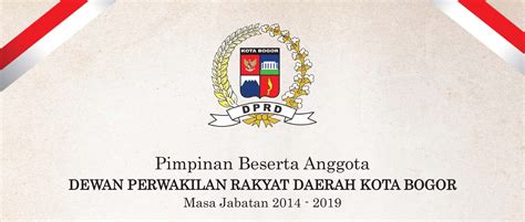 Pimpinan Beserta Anggota Dprd Kota Bogor Masa Jabatan 2014 2019 Bogor