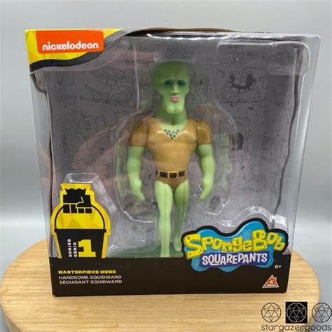 Nickelodeon Toys Spongebob Squarepants Handsome Squidward Vinyl Figure Masterpiece Memes