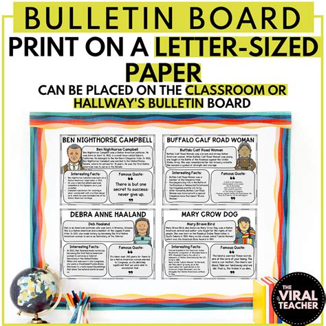 Native American Heritage Month Bulletin Board Posters and Classroom ...