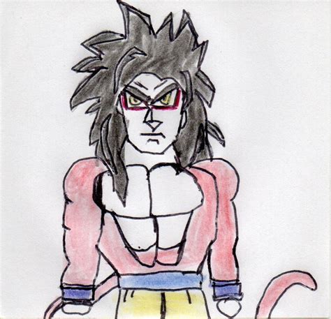 My Super Saiyan 4 Goku Drawing 1 by AdammanZero on DeviantArt