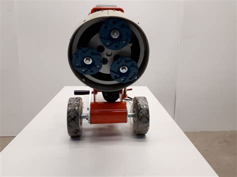 Betonschleifmaschine 250 mm Bodenschleifer Betonfräse incl. 3 Schleifpads