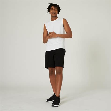 Camisole de sport homme – 500 - Blanc de neige - Domyos - Décathlon