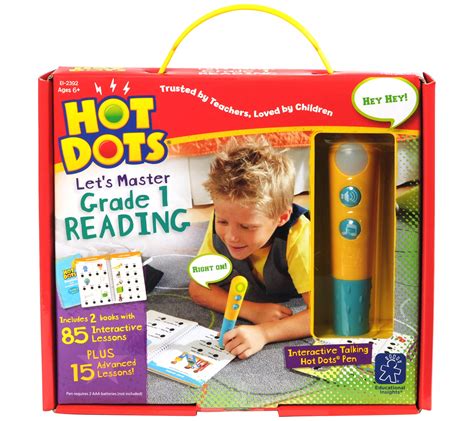 Hot Dots Jr Grade 1 Reading Set W Pen By Educational Insight QVC