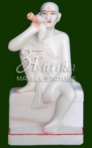 Marble Gajanan Maharaj Statue Marble Saint Gajanan Murti Manufacturer