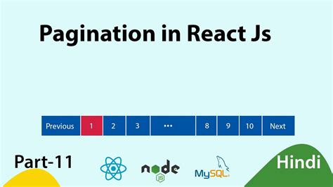 Pagination In React Js Youtube