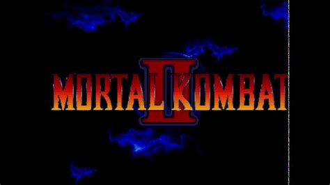 Intro Mortal Kombat Ii 1991 Sega Mega Drive Genesis Youtube