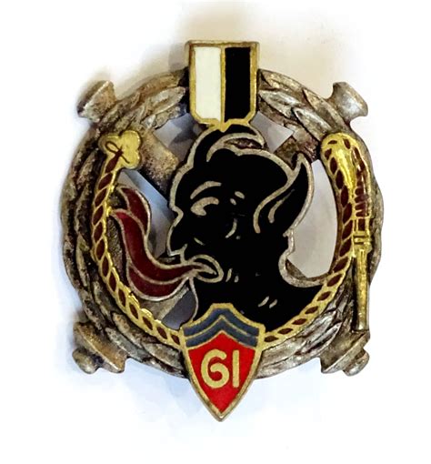 Insigne du 61 Régiment d Artillerie