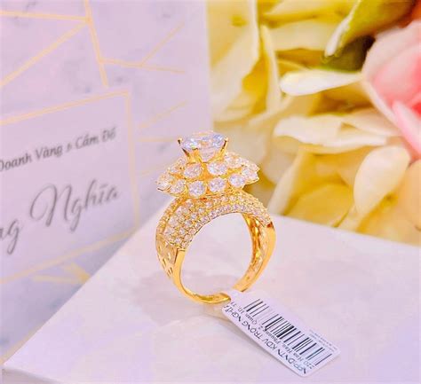 NHẪN NỮ HOÀNG 18K - Tiệm Vàng Trọng Nghĩa