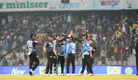 Chattogram Challengers Beat Sylhet Thunder By 4 Wickets