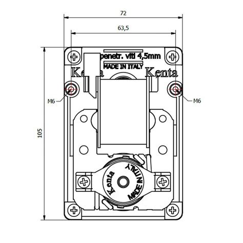 Pellet Stove Auger Motor Kenta K For Pellet Stoves Cadel