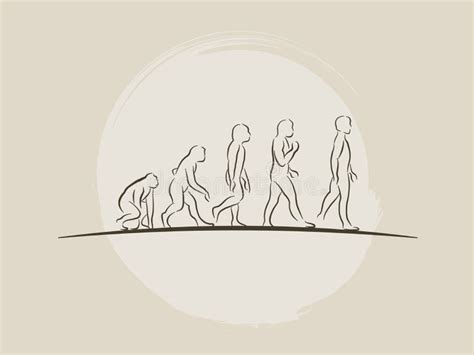 Sketch Human Evolution Stock Illustrations – 779 Sketch Human Evolution ...