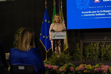 Giorgia Meloni In Umbria Le Foto Della Visita UmbriaON