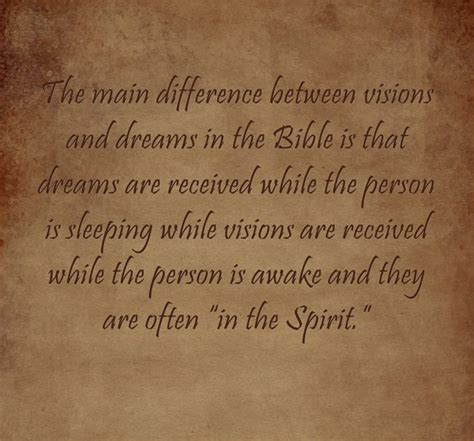 What Is The Difference Between Dreams And Visions In The Bible Jack