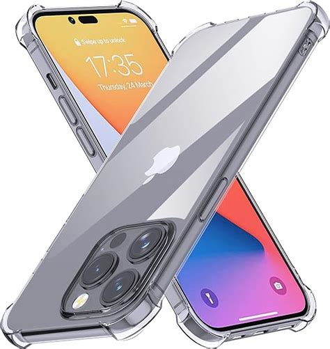 Anoowkoa Coque Pour Iphone Pro Max Transparente Housse De