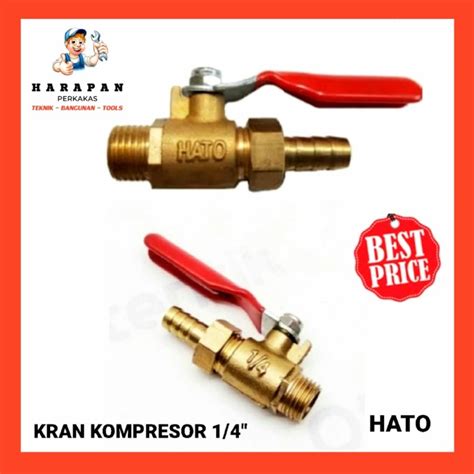 Jual Kran Angin Kompresor Stop Kran Hato Hato Kuningan