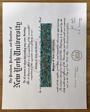 New York University Degree Certificate | Best Site to Buy Fake Diploma