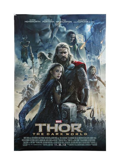 Thor: The Dark World | Cast-signed Poster - Jun 19, 2025 | Julien's