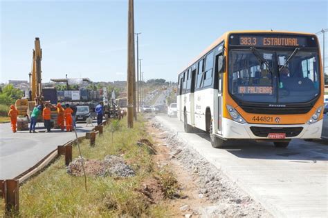 Estrutural terá desvio para ajustes na pista a partir de segunda 22