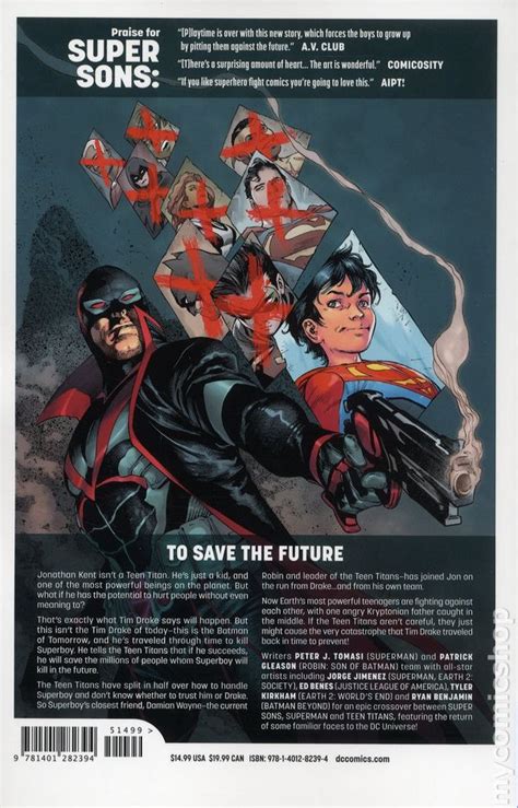 Super Sons Of Tomorrow Tpb Dc Universe Rebirth Comic Books