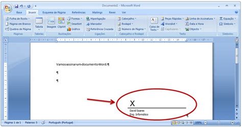 Como Fazer Linha Para Assinatura No Word Modelo De Banner