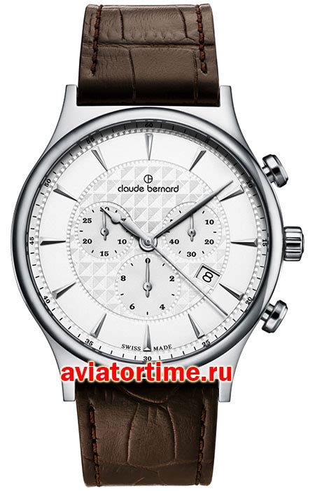 Часы Claude Bernard 10217 3 AIN Classic Chrono Quartz. Швейцарские ...
