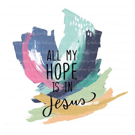 Hope In Jesus Clipart Png Christian Scripture Bible Verse Clipart