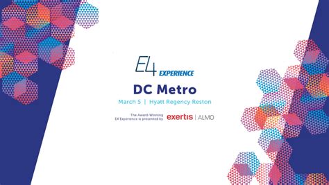 E4 DC Metro 2024 - E4 Experience