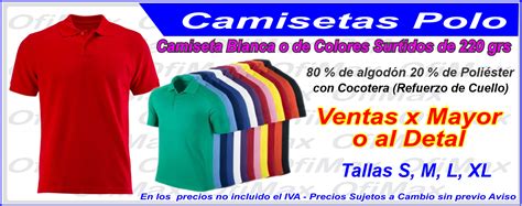 Camisetas En Polialgodon Y Camisas En Poliester