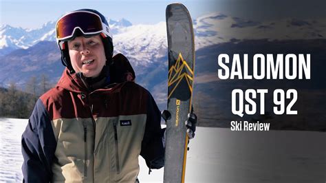 Salomon Qst 92 2020 Snowrock Ski Review Youtube