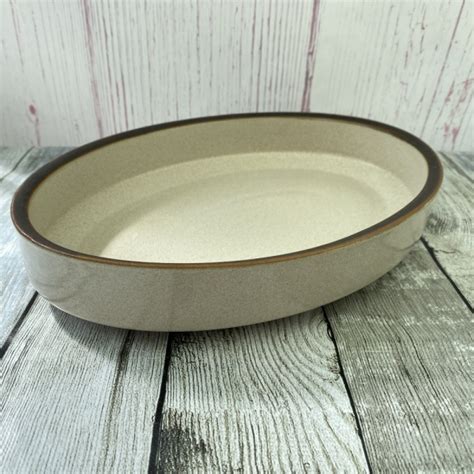 Denby Potters Wheel Oval Serving Roasting Dish Replacing Discontinued