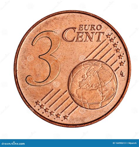 3 euro cent coin stock image. Image of money, forgery - 16490613